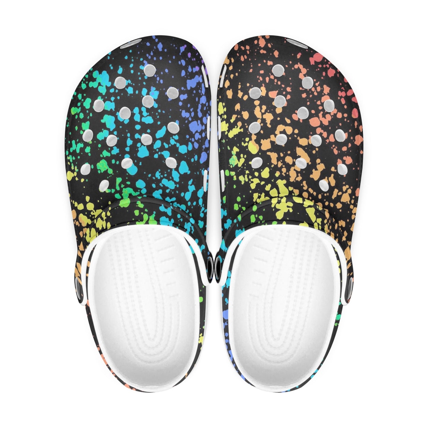 Black Rainbow Splatter