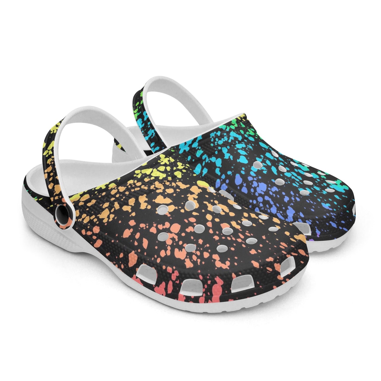 Black Rainbow Splatter