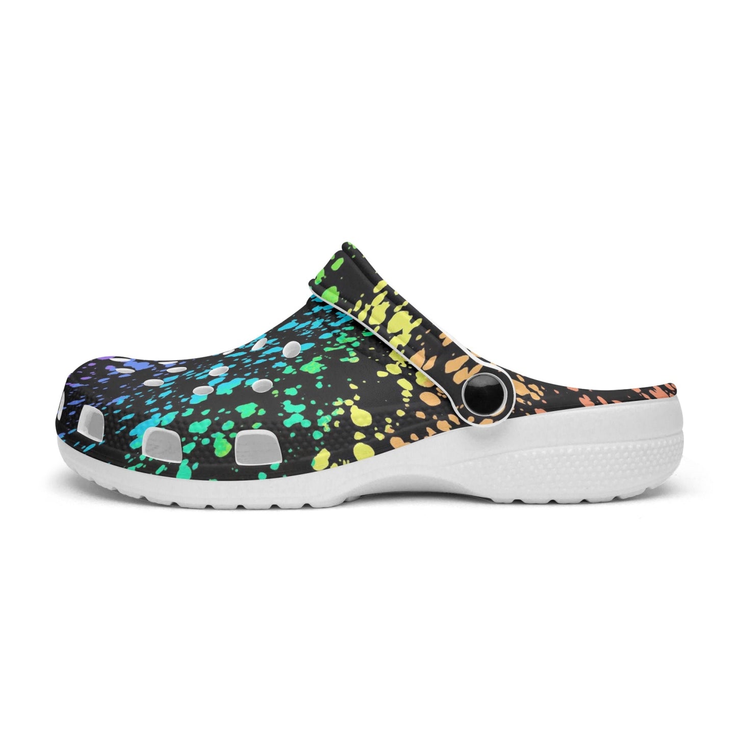 Black Rainbow Splatter