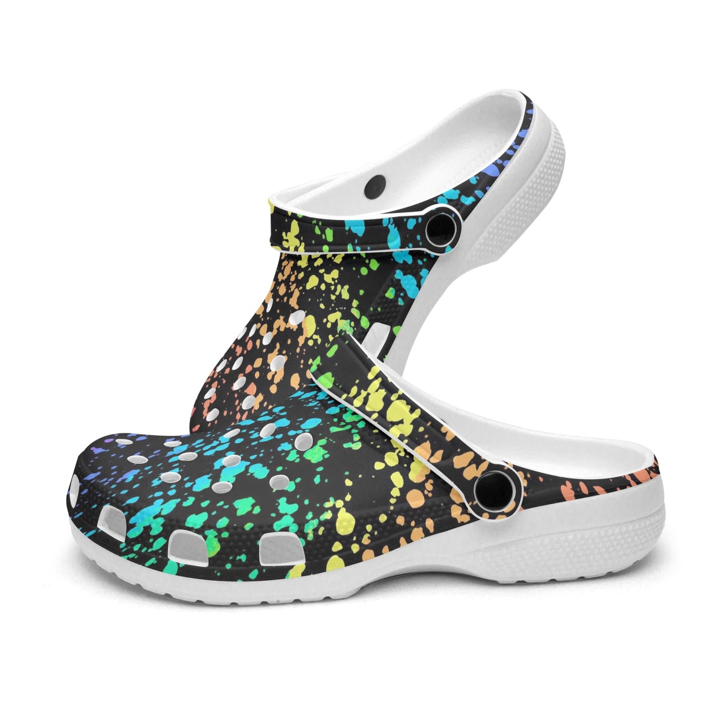 Black Rainbow Splatter