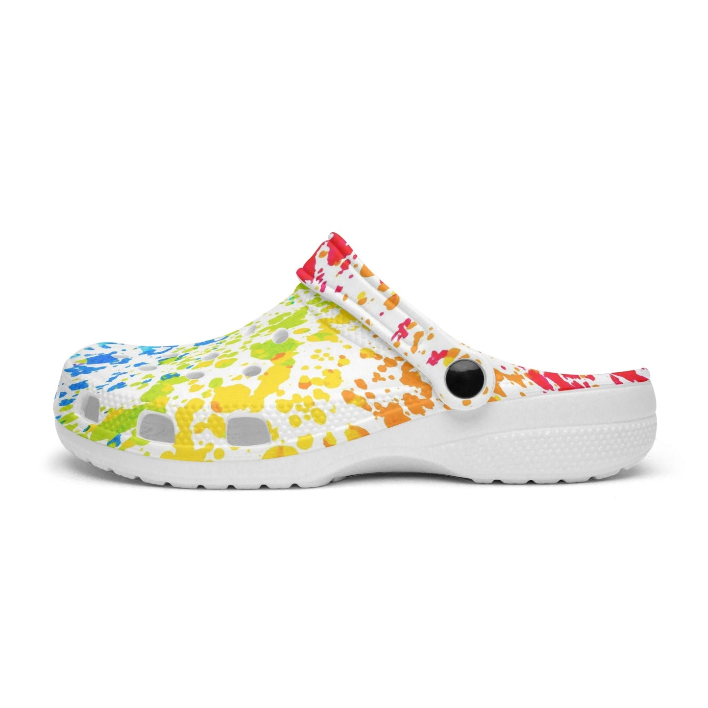 White Rainbow Splatter