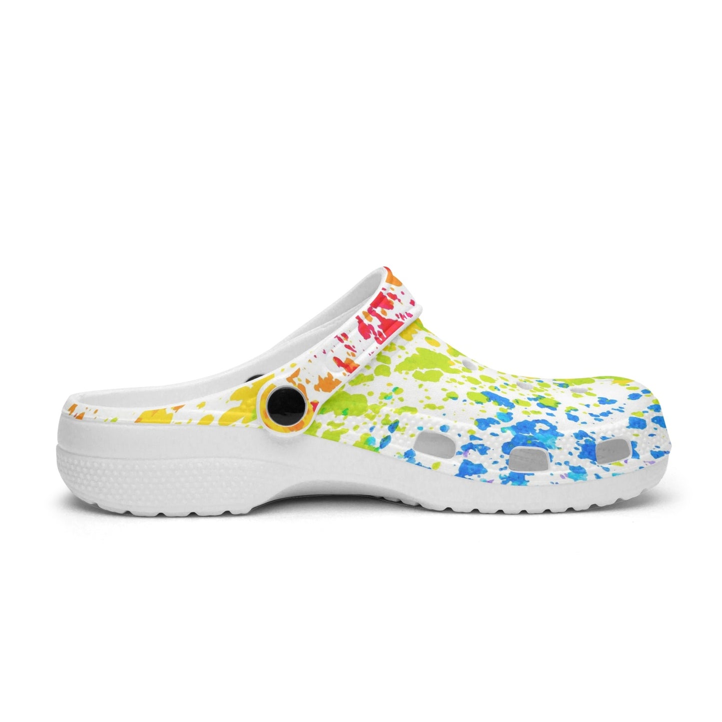 White Rainbow Splatter